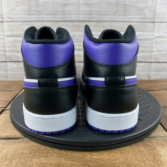 Nike Air Jordan 1 Mid Retro ‘Court Purple’ Size 11 - Picture 5 of 7